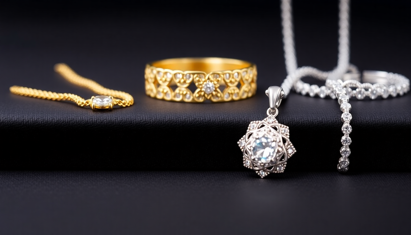 Elegant collection of gold and silver jewellery for the gold vs silver jewellery guide