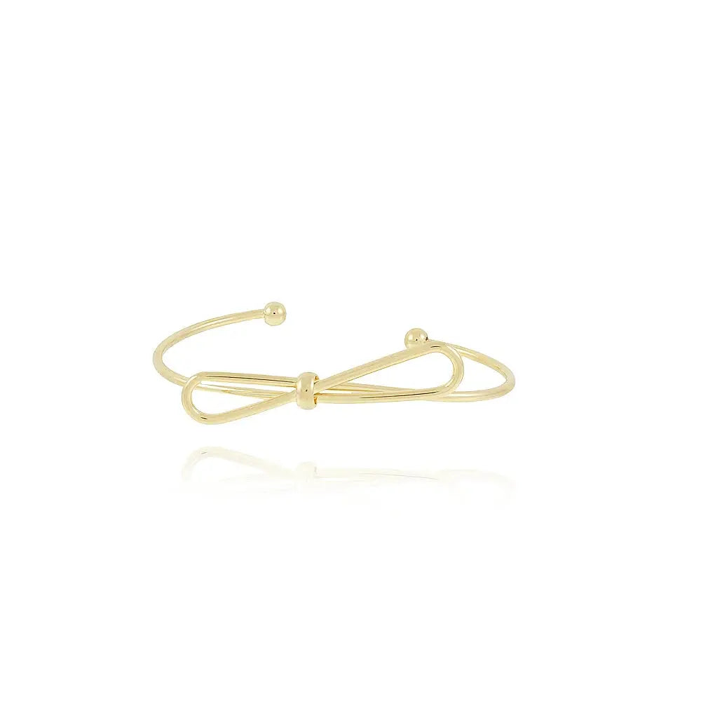 18k Gold Plated Adjustable Loop Bracelet - Tamis Jewellery Ireland