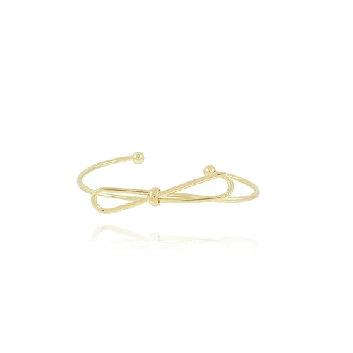 18k Gold Plated Adjustable Loop Bracelet - Tamis Jewellery Ireland