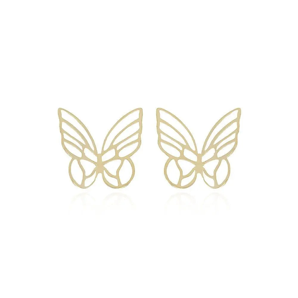 18k Gold Plated Butterfly Earrings Ireland Online - Tamis Jewellery Ireland
