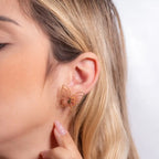 18k Gold Plated Butterfly Earrings Ireland Online - Tamis Jewellery Ireland