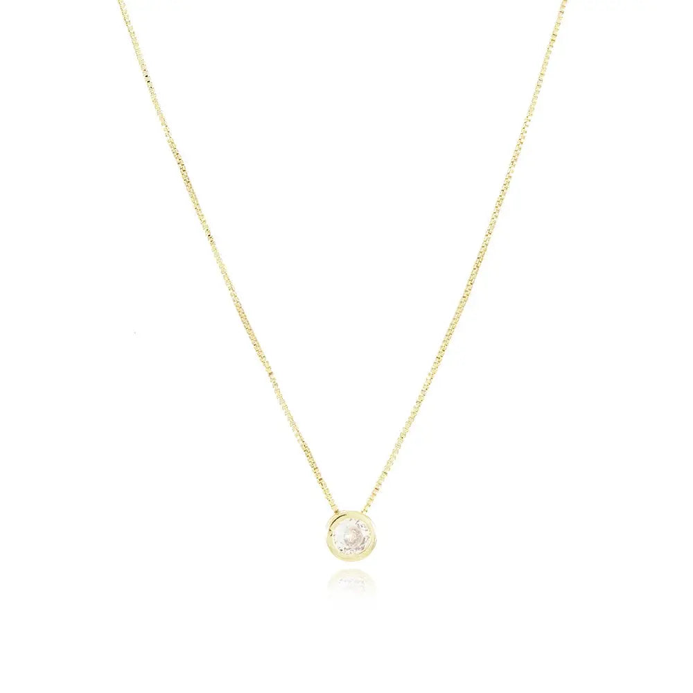 18k Gold Plated Crystal Studded Pendant Ireland Online - Tamis Jewellery Ireland