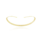 18k Gold Plated Detailed Rigid Choker - Tamis Jewellery Ireland
