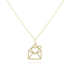 Tamis Jewellery 18k Gold Plated Love Letter Necklace Ireland Dublin - Tamis Jewellery Ireland