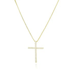 Tamis Jewellery 18k Gold Plated Shine Cross Necklace Ireland Dublin - Tamis Jewellery Ireland