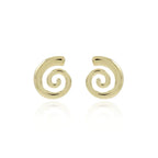 Tamis Jewellery 18k Gold Plated Spiral Hoop Earrings - Tamis Jewellery Ireland