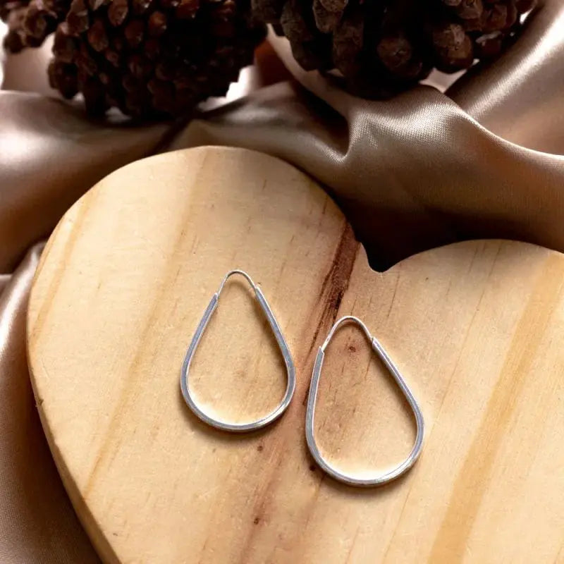 925k Silver Ireland Drop Hoop Earrings - Tamis Jewellery Ireland
