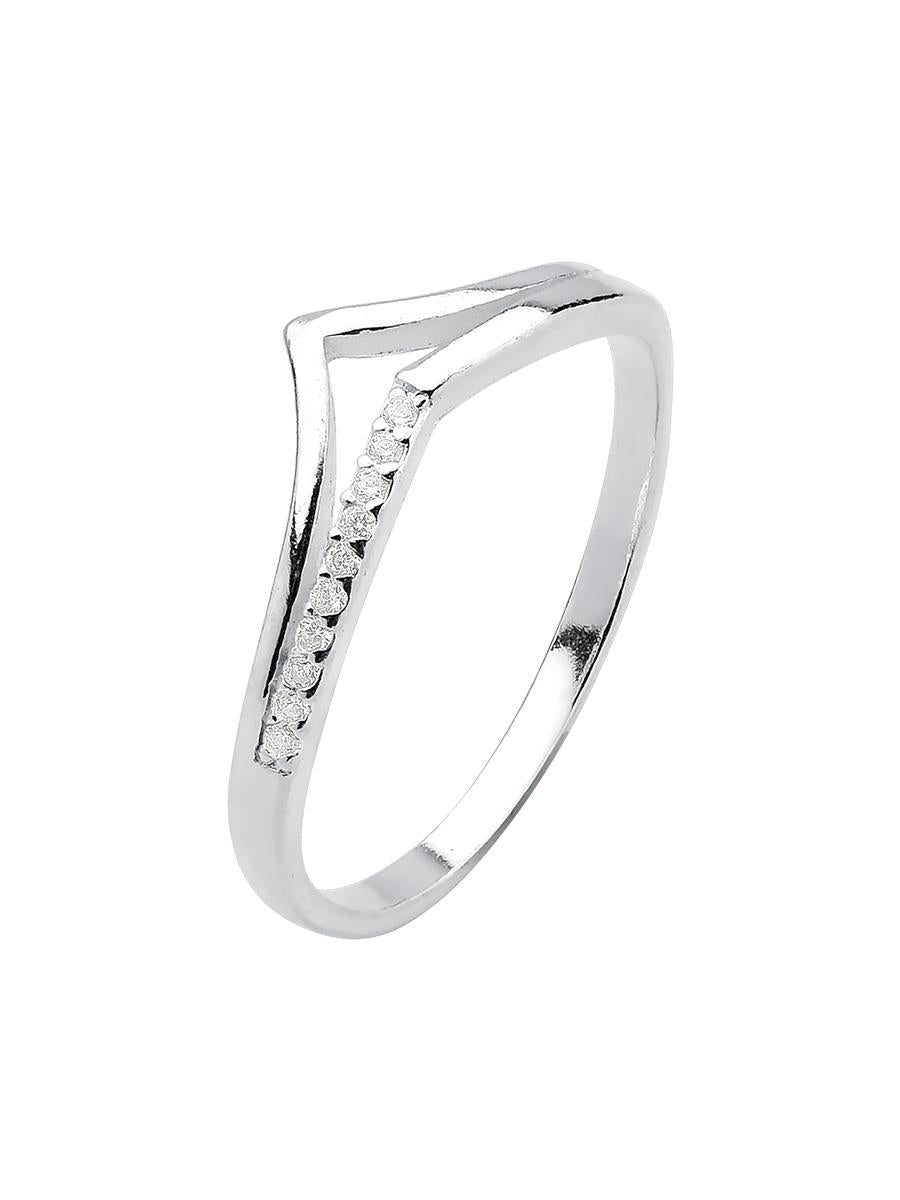 925k Silver Minimalist Ring with Subtle Cut-Out Design available to buy in Ireland Online