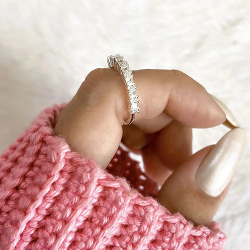 Tamis Jewellery 925k Silver Ring with Zirconias Ireland - Tamis Jewellery Ireland