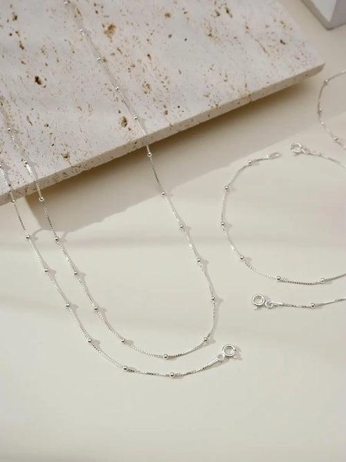 925k Silver Venetian Delicate Necklace - Tamis Jewellery Ireland