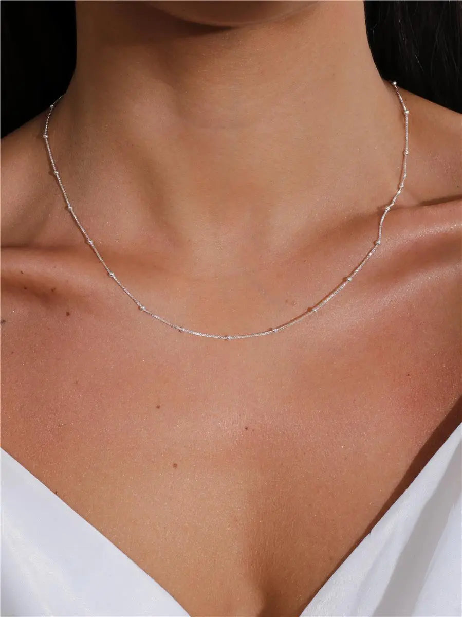 925k Silver Venetian Delicate Necklace - Tamis Jewellery Ireland