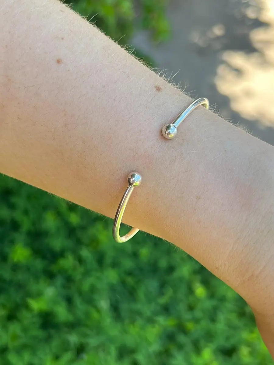 925k Sterling Silver Plain Bracelet - Tamis Jewellery Ireland