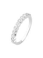 Colorless Zirconia Ring – Sterling Silver 925