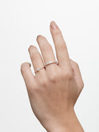 Colorless Zirconia Ring – Sterling Silver 925