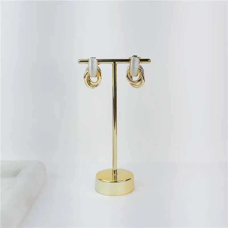 Mother of Pearl Drop Hoops