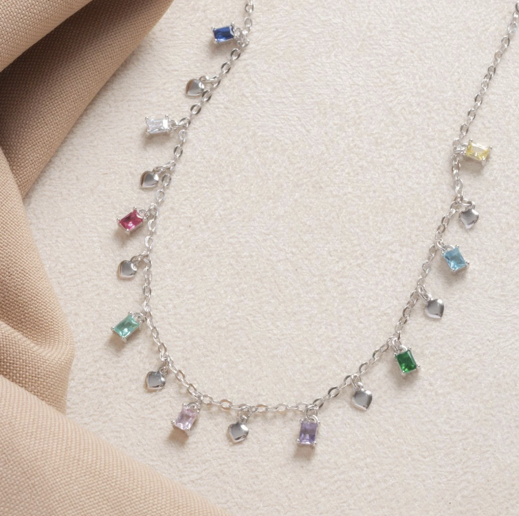 Rainbow Glow Choker