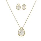 Crystal Drop Jewelry Set