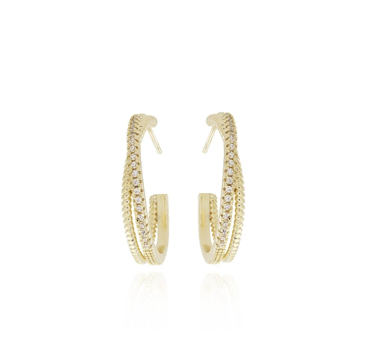Golden Grace Hoops