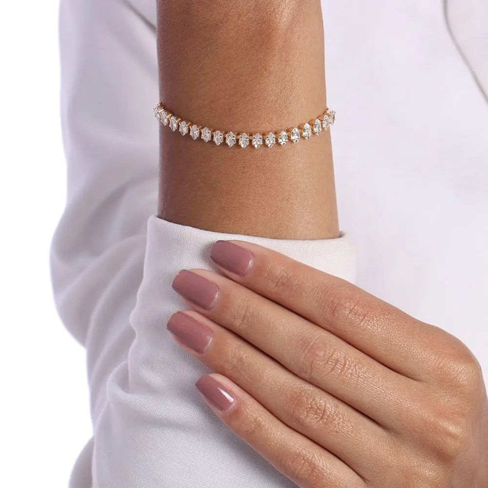 Tamis Jewellery 18k Gold Plated Riviera Bracelet - Tamis Jewellery Ireland
