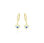 Tamis Jewellery Mini Greek Eye Earrings 18k Gold Ireland - Tamis Jewellery Ireland
