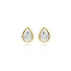 Duo Drop Earrings - Gold, Rhodium Ireland - Tamis Jewellery Ireland