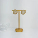 Golden Spark Stud Earrings