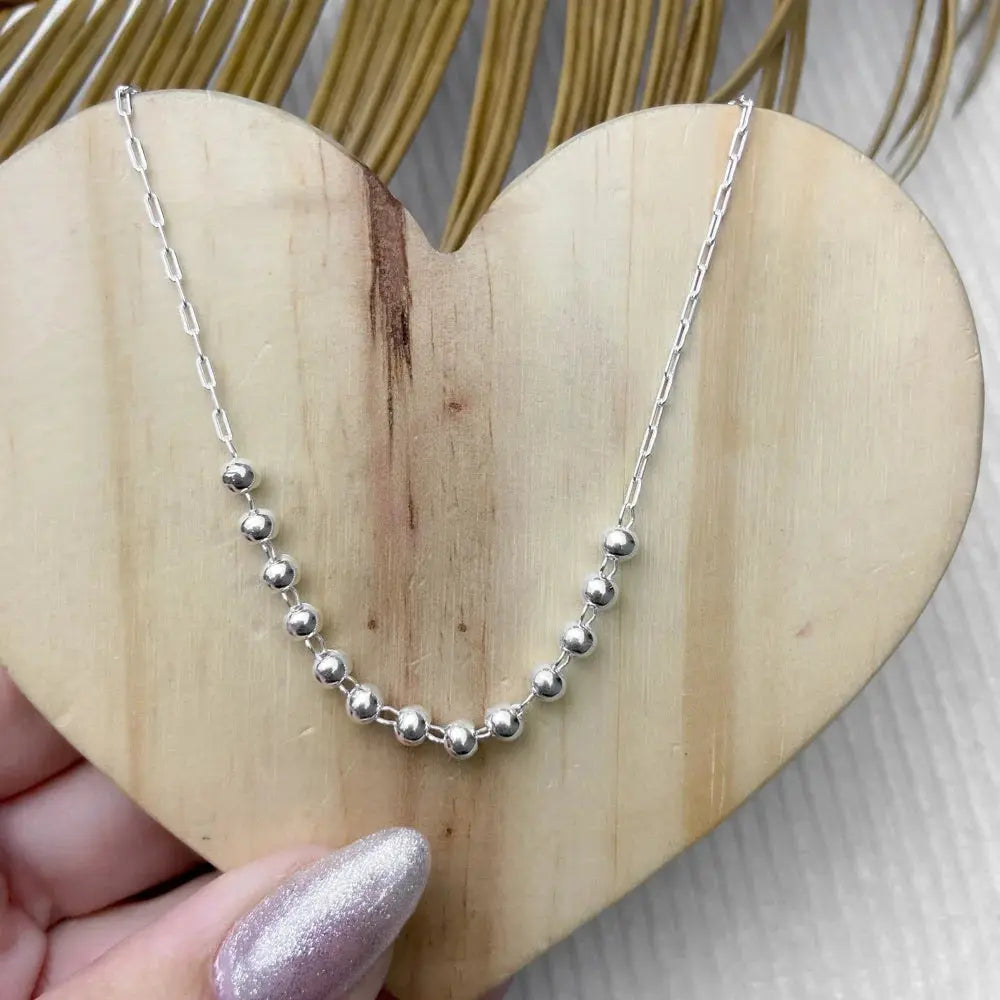 Stunning Choker with Balls - 925k Silver Ireland - Tamis Jewellery Ireland