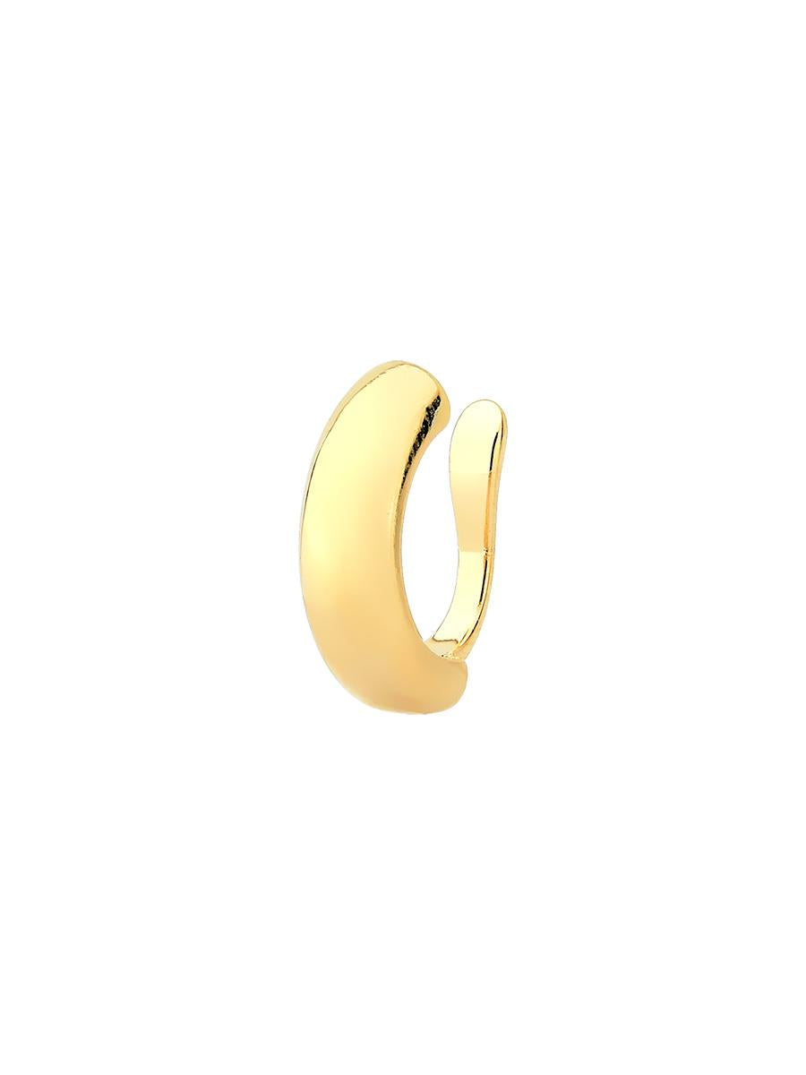 Gold fake piercing stud - No-piercing clip earrings by Tamis Dublin