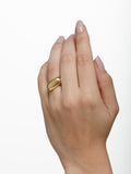 Minimalist 18k gold plated band ring by Tamis Jewellery – Dublin’s favourite dainty ring