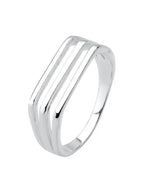Triple Band Ring in 925 Sterling Silver - Tamis Jewellery Ireland