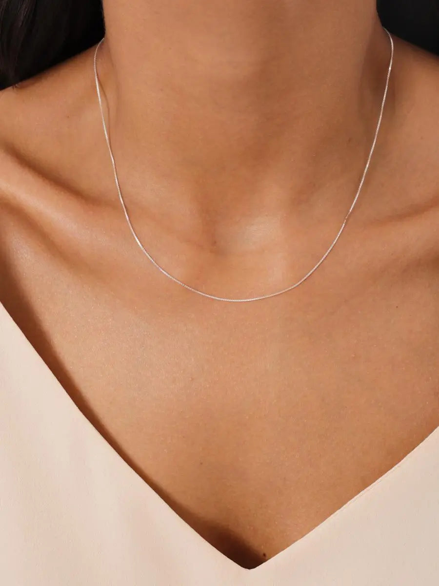 Fine Venetian 925k Silver Necklace - Tamis Jewellery Ireland